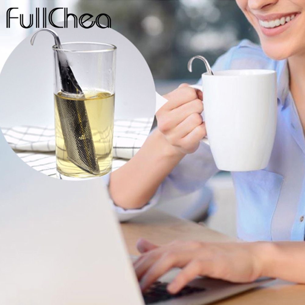 Te-infuser til te-si rustfrit stål-infusionsrør metalinfusere si filter tilbehør infuser til tebryg