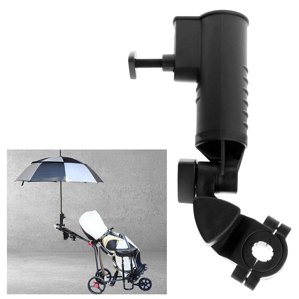 Accesorio para cochecito Universal giratorio de pesca duradero para carrito de Golf soporte de paraguas ángulo ajustable
