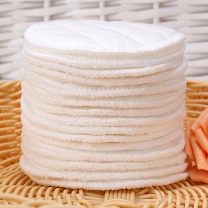 12pcs/set Anti-galactorrhea Pad White Nursing Pads Breastfeeding Bra Spill Pads Washable Anti-skid For Mommy Breast Reusabl A6z2