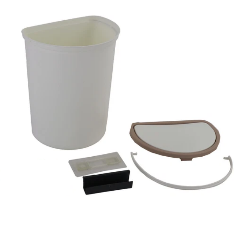 10L Trash Bin With Lid For RV Camping Boats Caravan & Motorhome Portable Waste Storage Trash Can For Outdoor & Vehicle Use
