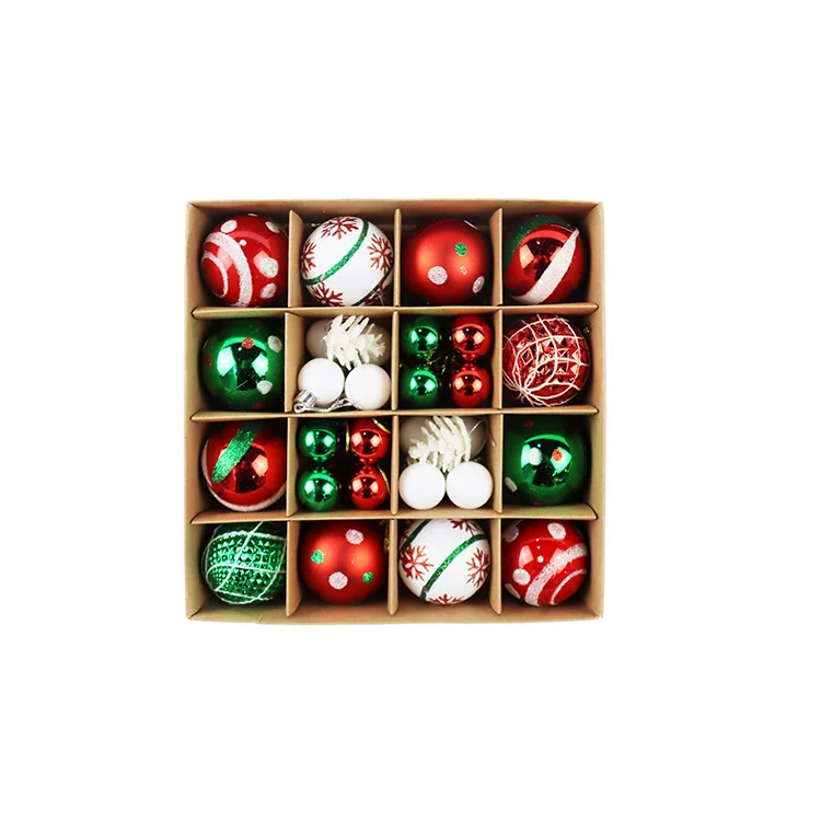 Christmas Tree Balls 42pcs 6cm 3cm Big Christmas Ball Multicolor Ball Decorations Christmas Tree Ornaments Set for Home Party: light green