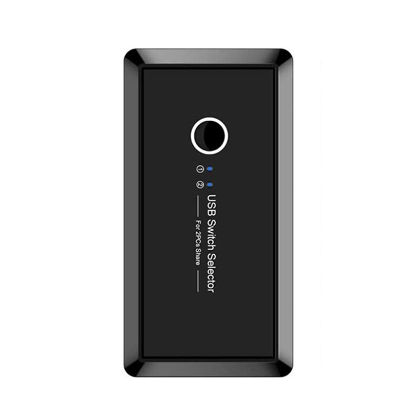 USB Sharing Switch Selector 4 Port 2 Computer Peripherie Switcher Adapter Hub für PC Drucker Scanner Maus Tastatur