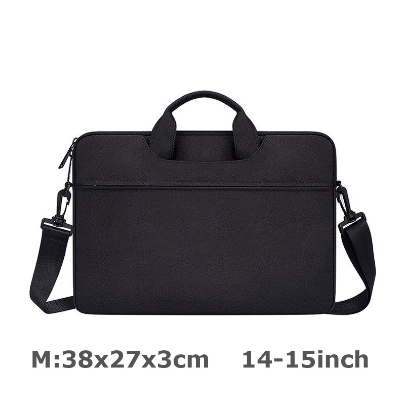 Los hombres portátil maletín Portátil Bolsa de hombro impermeable bolso bandolera para ordenador portátil Ordenador Portátil Bolsa: 5-M