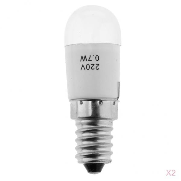 2x Reserve Licht Lamp Voor Naaimachine, Gloeilamp Voor Naaimachine Lamp Schroef Socket