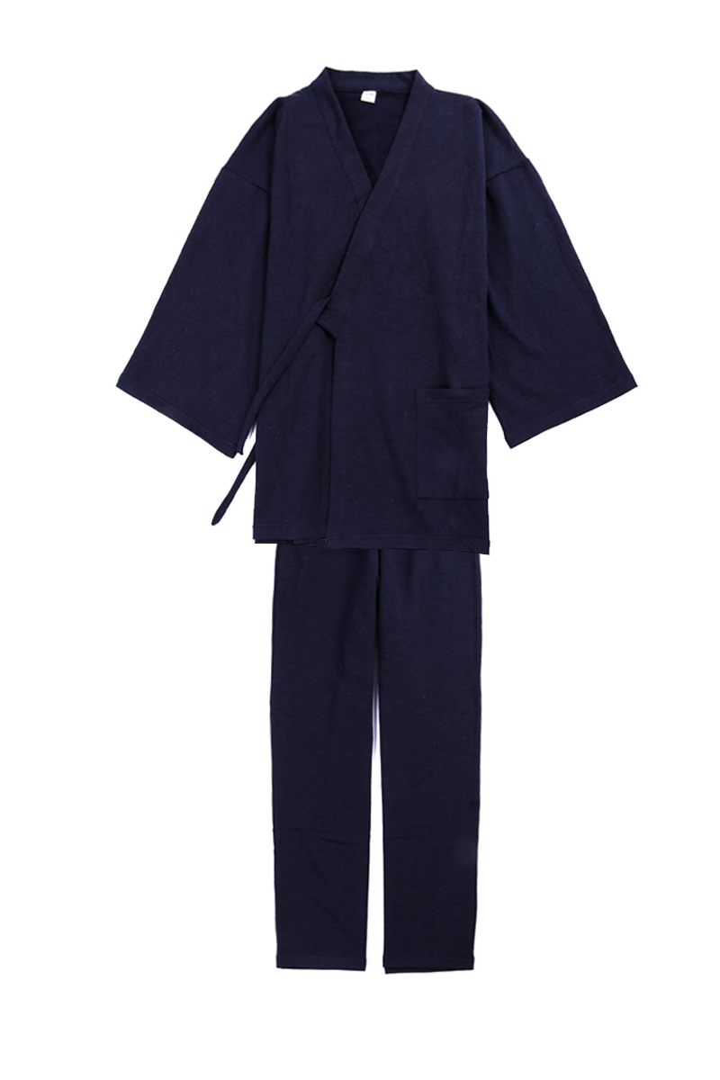 2022 Japan Losse Casual Kleding Kostuums Van Traditionele Japanse Samurai Mannen Kimono Gewaad Pyjama Thuis Dragen Sets