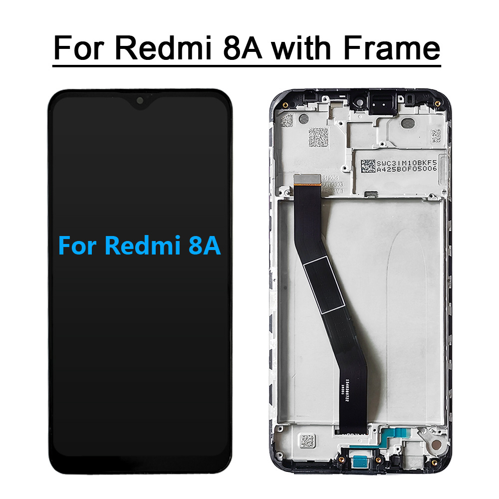 For Xiaomi Redmi 7 Redmi 7A Redmi 8 Redmi 8A LCD Display With Touch Screen Digitizer Sensor With Frame With Kits: AQUA