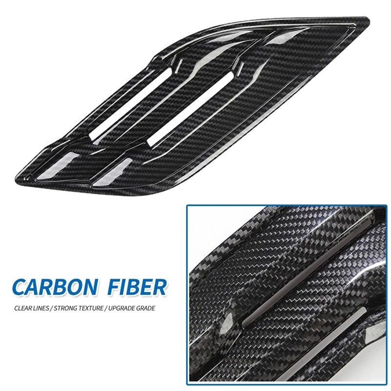 Carbon Fiber Car Fender Air Outlet Side Vent Cover... – Grandado