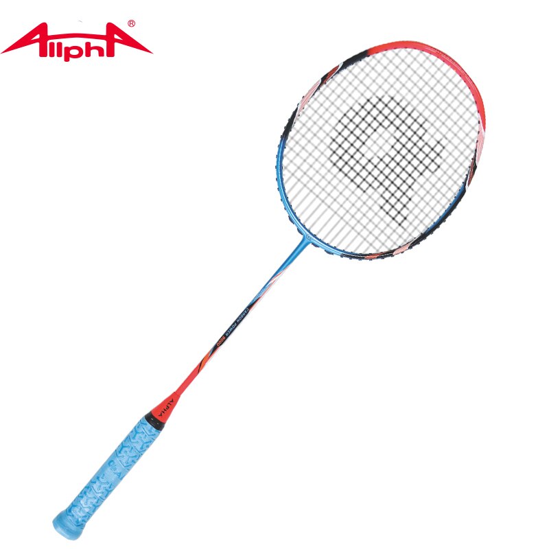 Alpha Badminton Schläger Einzigen Schläger Kohlenstoff Faser Leichte Badminton Raquette CP9000