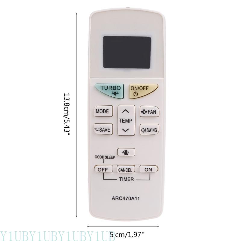 Y1UB ARC470A1 Universal Air Conditioner Remote Controller Replacement for DAIKIN ARC470A11 ARC470A16 ARC469A5 ARC455A1