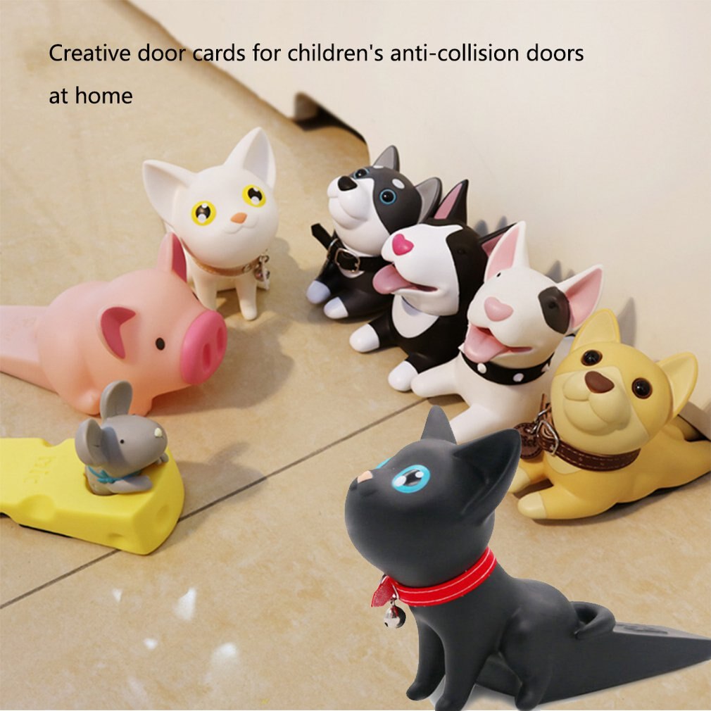 Home Funny Shape Anti-collision Children's Baby Anti-clip Door Door Stop Door Stopper Maple Leaf Door Door Wedge