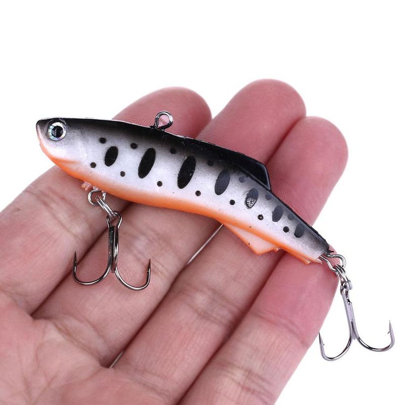 Señuelo para pesca en hielo Vib, cebo de plomo suave, 7,5 cm, 17,2g, aparejo de cebo Artificial, accesorios de hundimiento