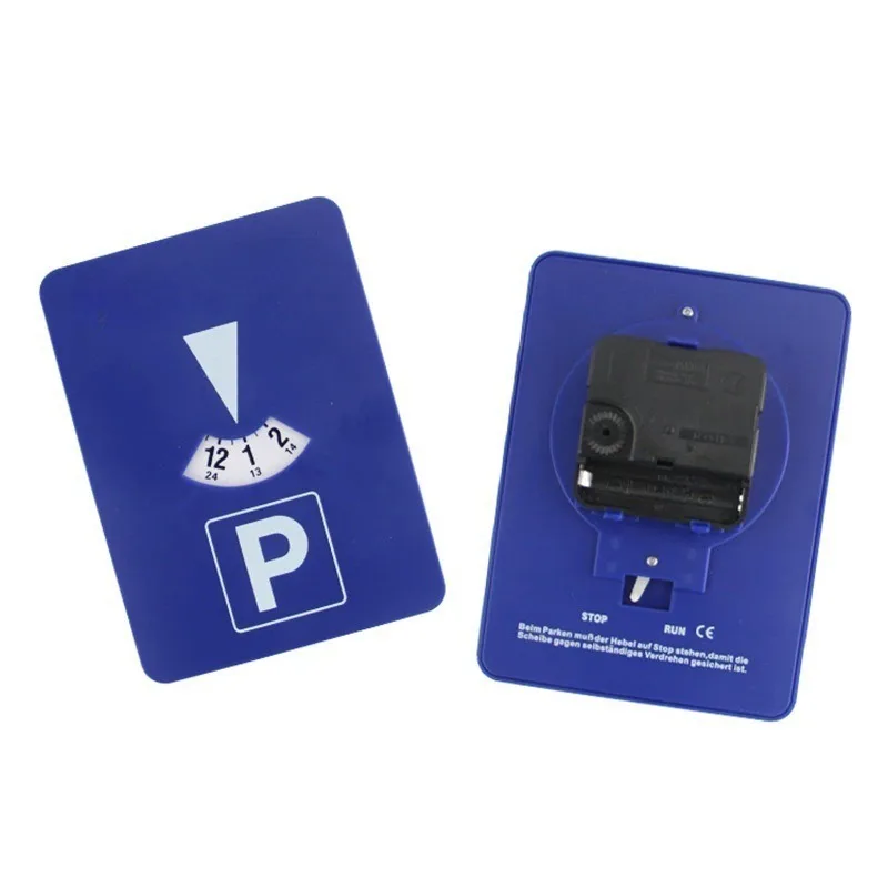 ​​Digital Parking Timer Card Plastic Adjustable Time Display Vehicle Dashboard Accessories for Drivers Traffic Management Tool​​