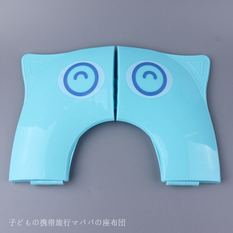 Leuke Kikker Opvouwbare Draagbare Reizen Plastic Baby Toiletbril Thuis Hotel Zindelijkheidstraining Seat Voor Kinderen Peuter Pot Stoel Pad /Mat