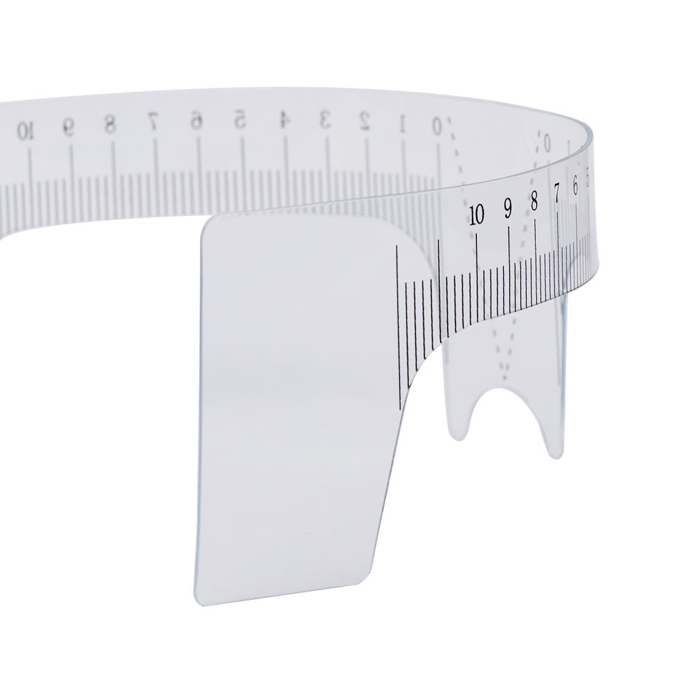 10 Uds. Reutilizable Semi permanente regla para cejas ojo Medición de cejas herramienta regla guía para cejas Microblading Calliper plantilla herramientas de maquillaje