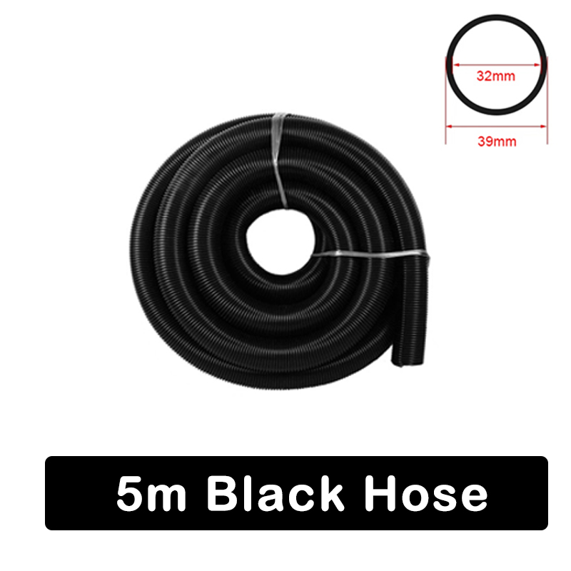 Staubsauger Rohr Staub Kollektor Verlängerung Schlauch Geeignet Für SN50T6 Sechste Generation Turbo Zyklon Staubsauger Filter: 5m Schwarz Schlauch (32mm)