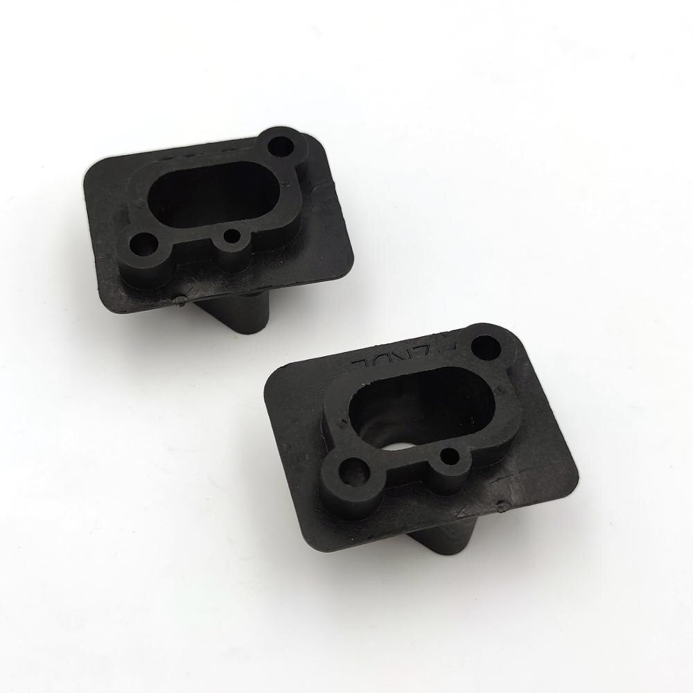 2pcs Inlet Intake Manifold For 33cc 43cc 49cc 2-stroke Engine Moped Scooter Cat Eye Mini Moto Dirt Pocket Bike Go Kart Minimoto