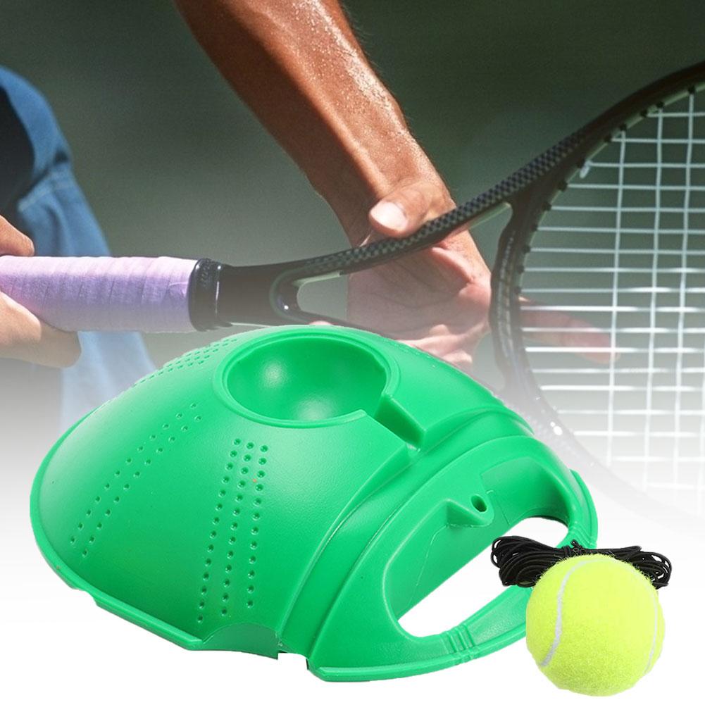 Portable Single Tennis Trainer Self-study Ball Rebound Training Practice Tool Multifunction Exercise Baseboard Sparring Device