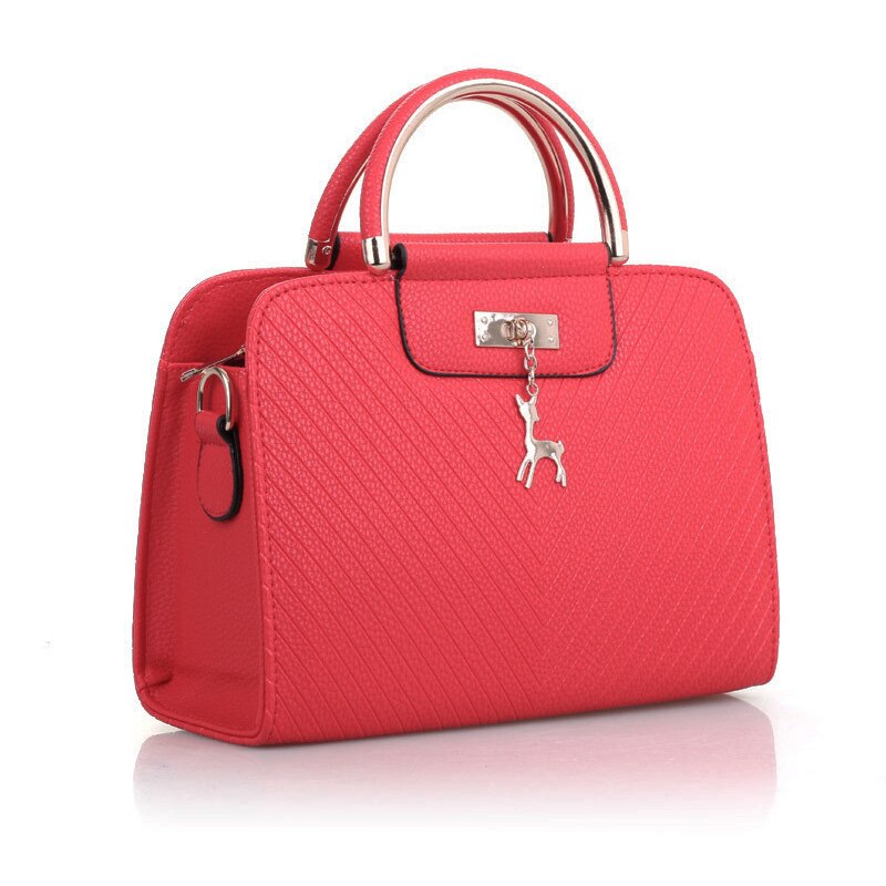 Women Handbag Brand PU Leather Shoulder Bags Female Crossbody Bags Ladies Handbags Bolsa Luxury Women Bag Sac A Main: red