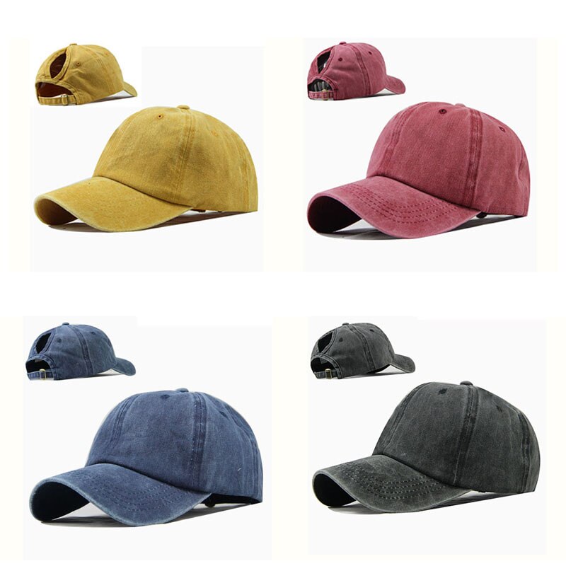 Uformell kvinne baseball lokk mannlig kvinnelig hatt vår baseball lokk til menn ensfarget retro bomull utendørs sommer nødt hatt