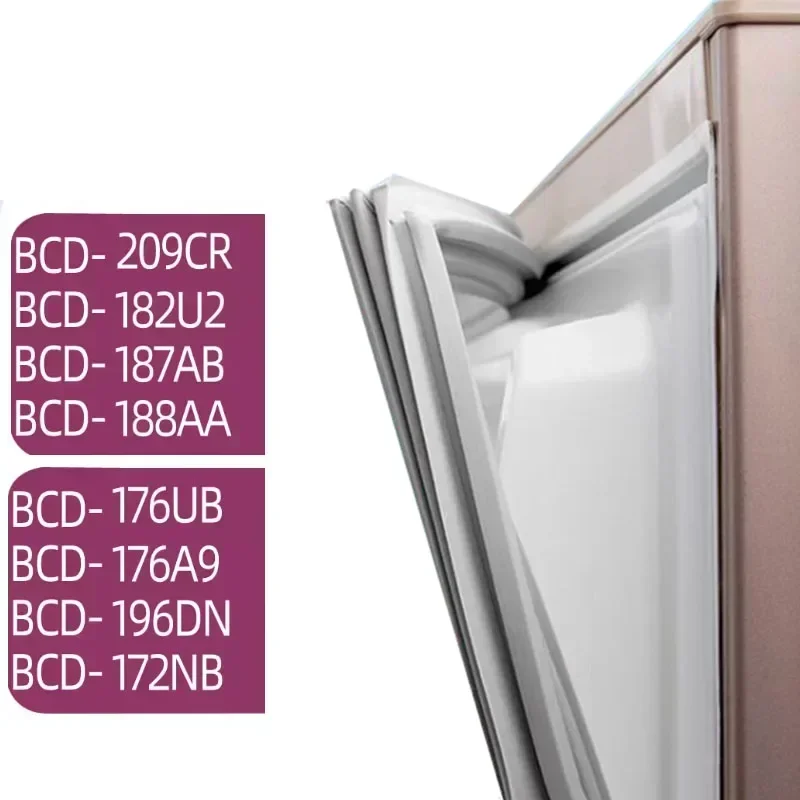 Koelkast deur afdichting strip voor Homa BCD-176UB 196DN 172NB 209CR 188AA 187AB magneet PVC rubberen pakking Koelkast deur onderdelen