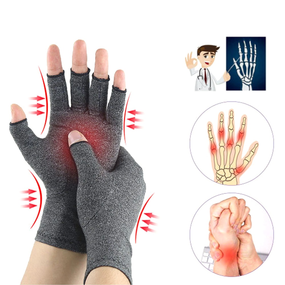 Artritis Handschoenen Compressie Handschoenen Vingerloze Voor Mannen & Vrouwen Artritis Gewrichtspijn Opluchting