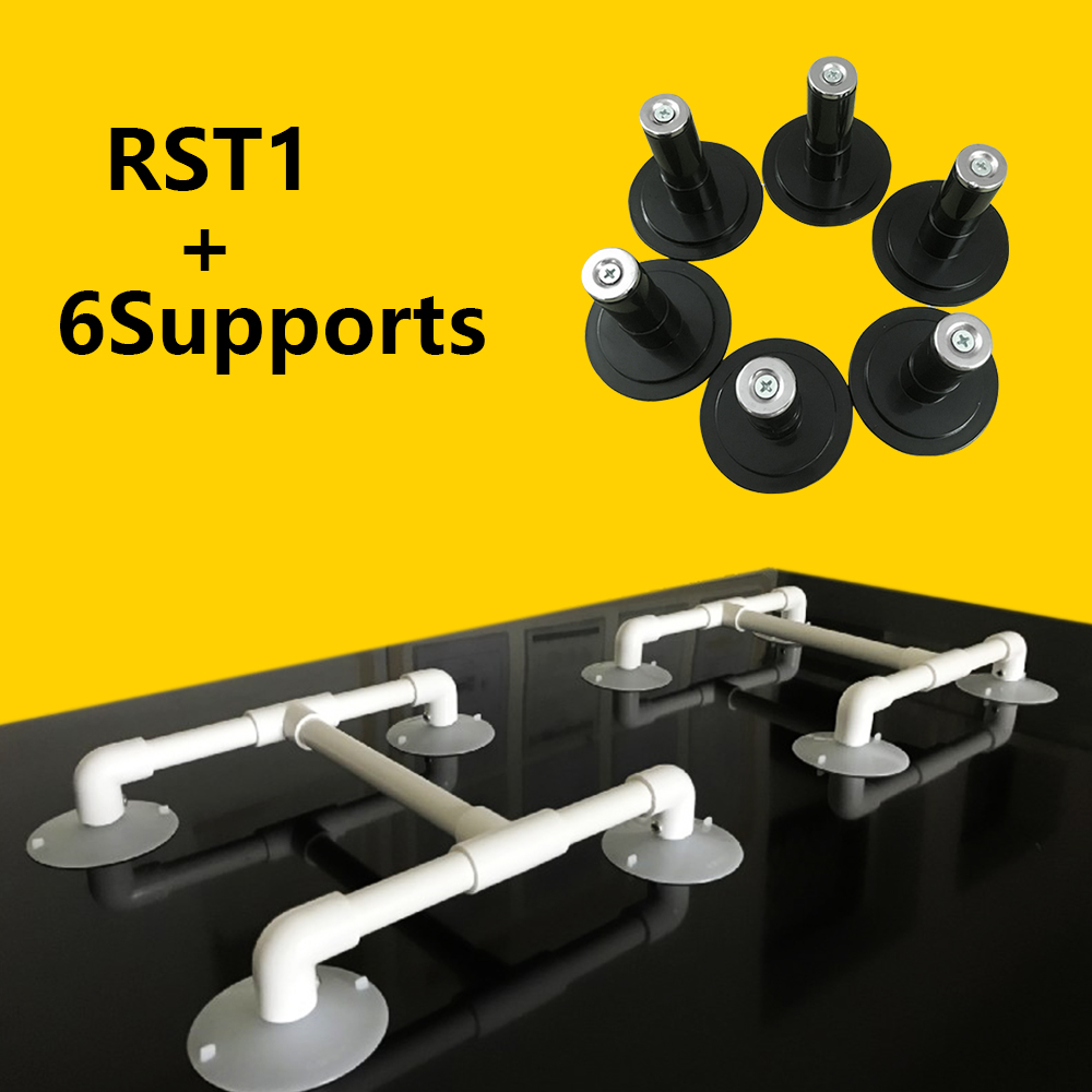 LED LCD TV Screen Remove Repair Tool Silicone Vacuum Suction Cup Support Connector 32-65 Inch Maintenance Device: RST1 with Supports