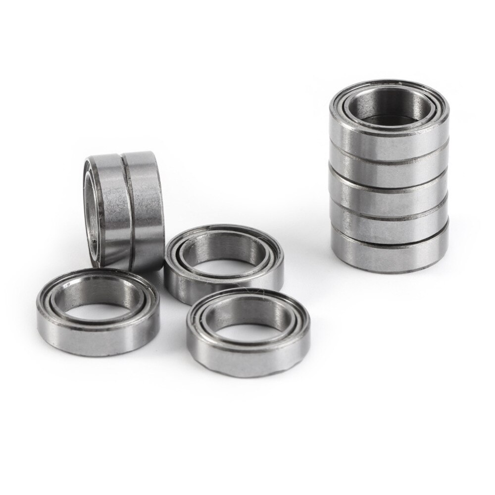 sourcingmap 10pcs roulements à billes 4 mm x 16 mm x 5 mm 634Z radiaux