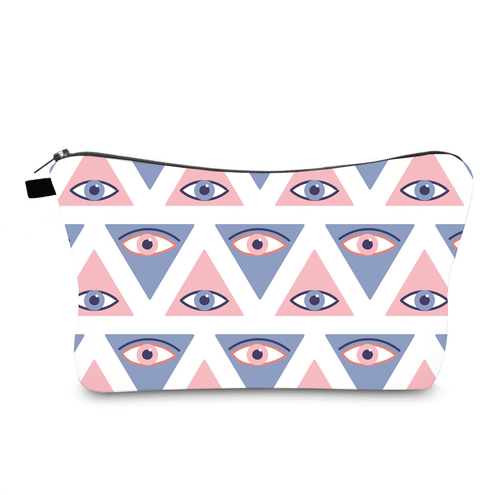 FUDEAM Turkish Blue Evil Eye Portable Women Travel Storage Bag Toiletry Organize Cosmetic Bag Waterproof Female Lucky MakeUp Bag: 13