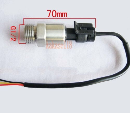 DC 12V 1/2" 0-2.5 MPa pressure transmitter Water Gas Oil pressure sensor