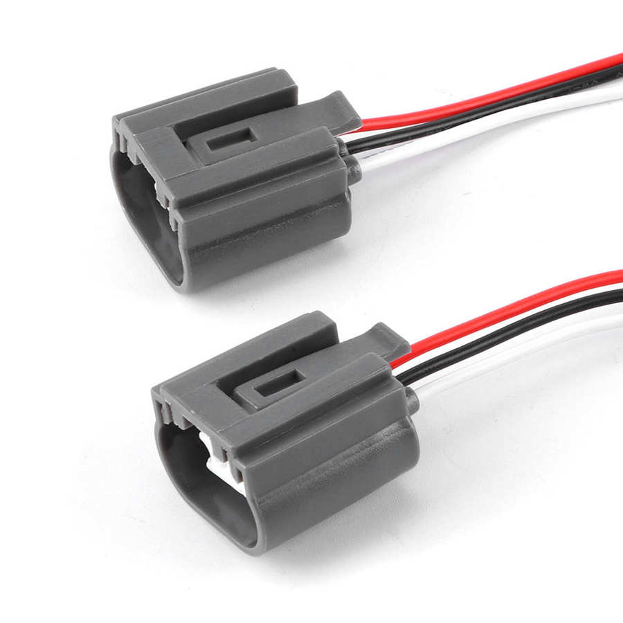 Light Socket Harness 2pcs H13 9008 Female Socket Wire Harness Adapter Connector Harness Adapter Connector for Light