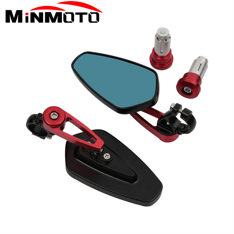 Espejo retrovisor CNC para manillar de motocicleta, espejos retrovisores para Bandit S650 600 650 1200 1250 1250S: Champán