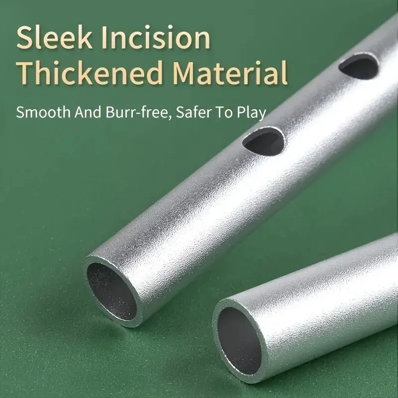 Miwayer auténtico silbato irlandés flauta C/D llave silbato de estaño con 6 agujeros perfecto instrumento Musical de música tradicional irlandesa