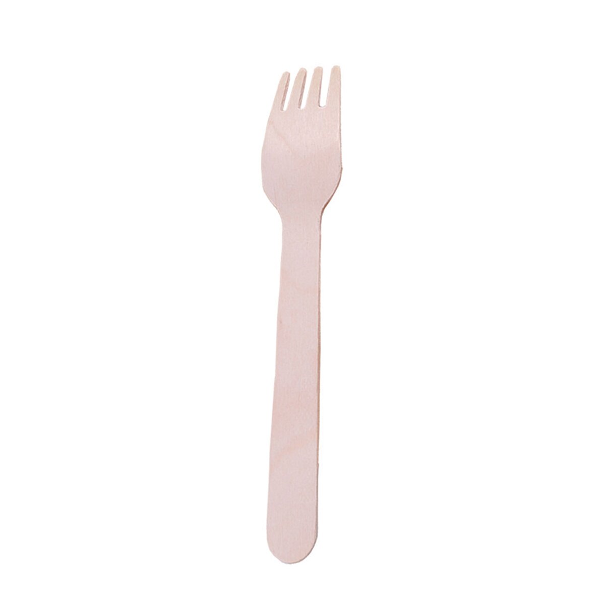 100 Pcs 160mm Wooden Forks Eco-Friendly Disposable Wood Tableware Picks Biodegradable Forks For Kitchen Restaurant Home