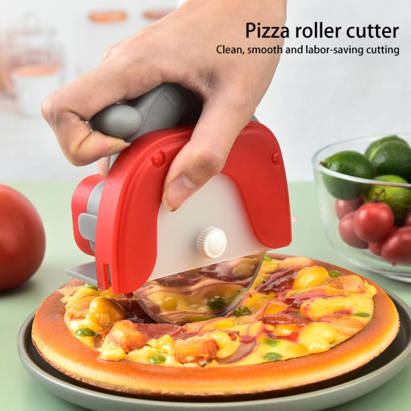 Nowa kuchnia Pizza ze stali nierdzewnej jednokołowy narzędzia robić cięcia gospodarstwa domowego nóż robić pizzy akcesoria robić ciast koło robić ciastek waflowych