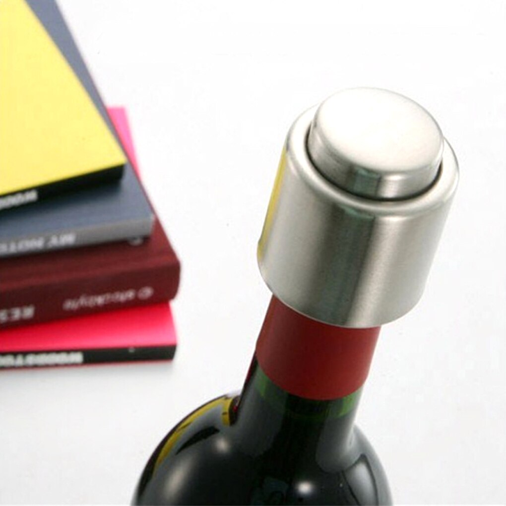 Manual Press Vacuum Wine Stoppers Kitchen Stainless Steel Bottle Opener Beer Opener Beer Openers Bar Wine Opener Tool