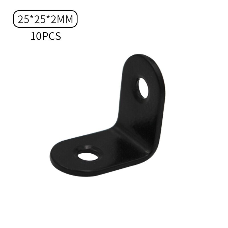 90 Angle L Shaped Shelf Bracket L Bracket Corner Code Wall Mount: 2.5x2.5cm