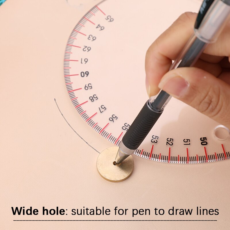 MIUSIE 6 Pcs Set Circular Alignment Regulation Position Gauge Margin Gauge, Marking, Positioning, Brass Margin Gauge