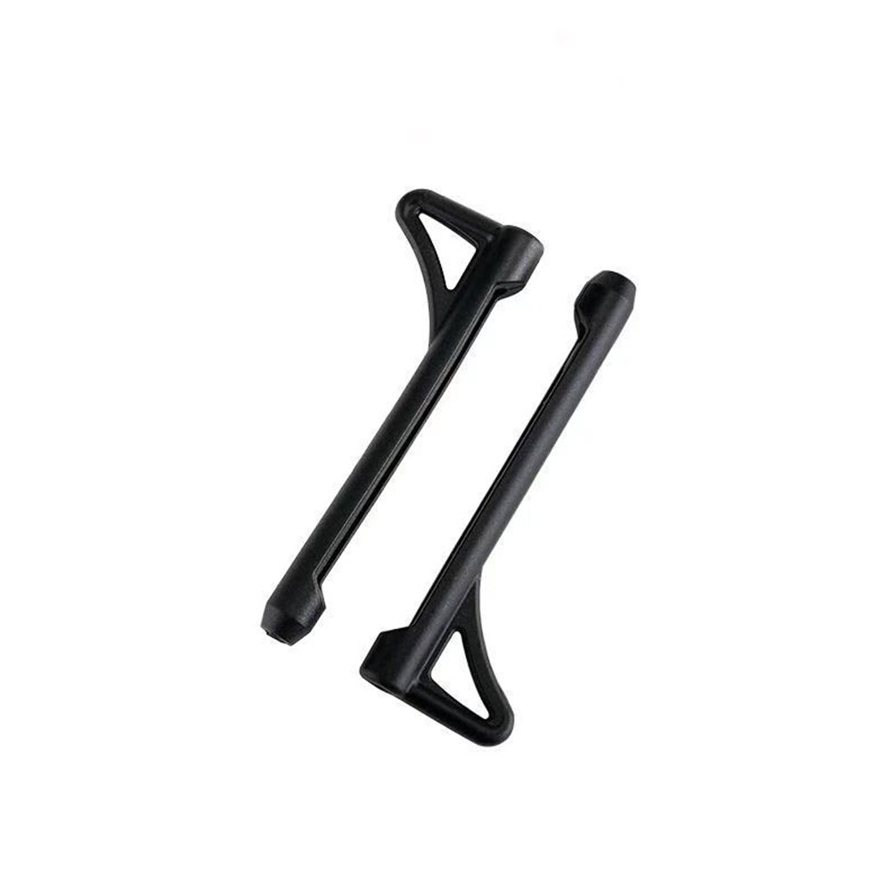 1 paar brillen zonnebrillen slip sets bril beenbeschermers antislip siliconen oorhaak tempel tip houder haak bril accessoires: Zwart