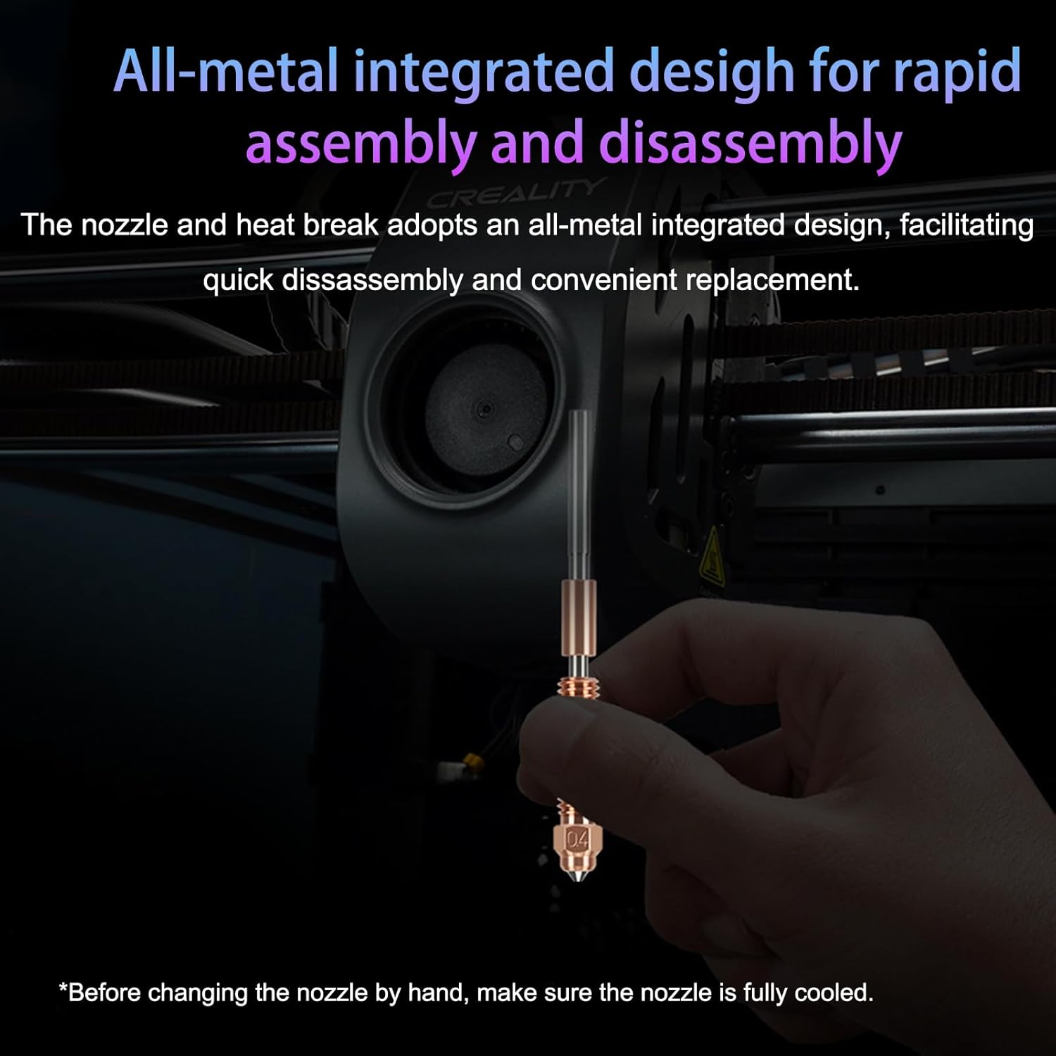 Creality K1C Nozzle, Unicorn Quick-Swap Ender 3 V3 Nozzle,for Creality K1C/Ender 3 V3/Ender 3 V3 Plus 3D Printers