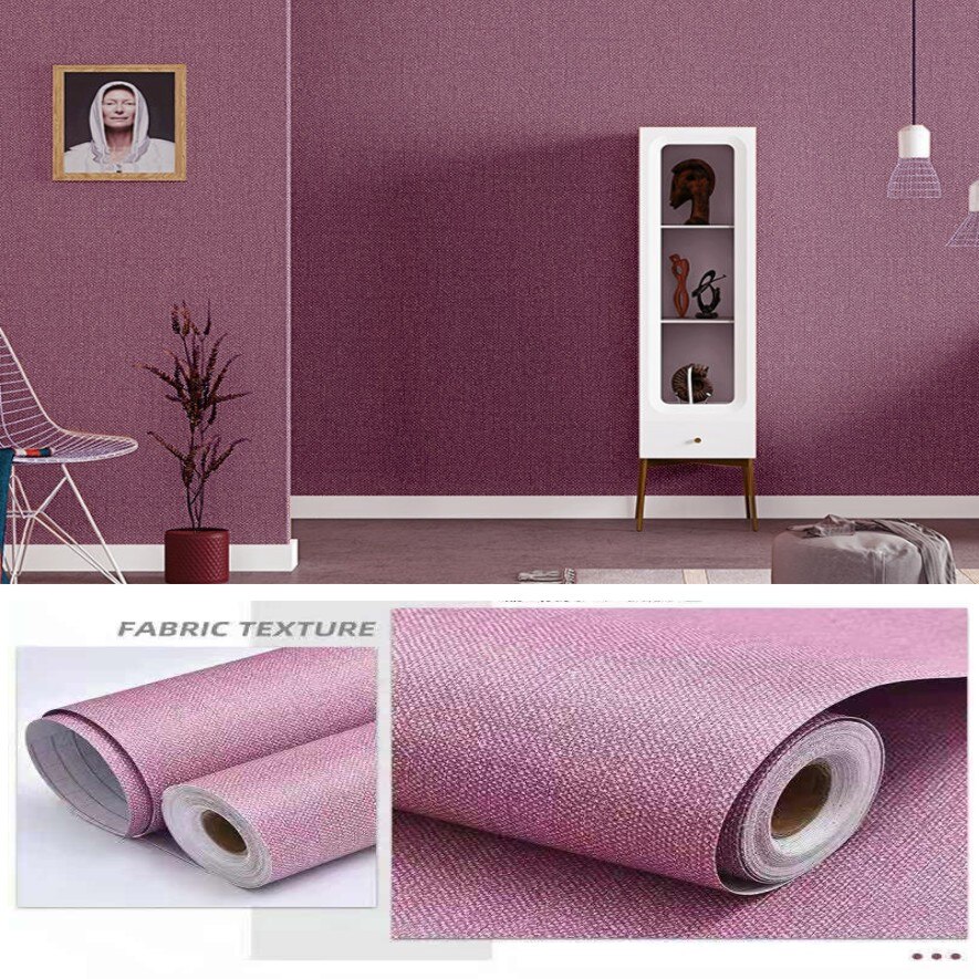 Linnen Geweven Home Decor Zelfklevende Behang Voor Woonkamer Slaapkamer Muurstickers Vinyl Waterdicht Contact Papier