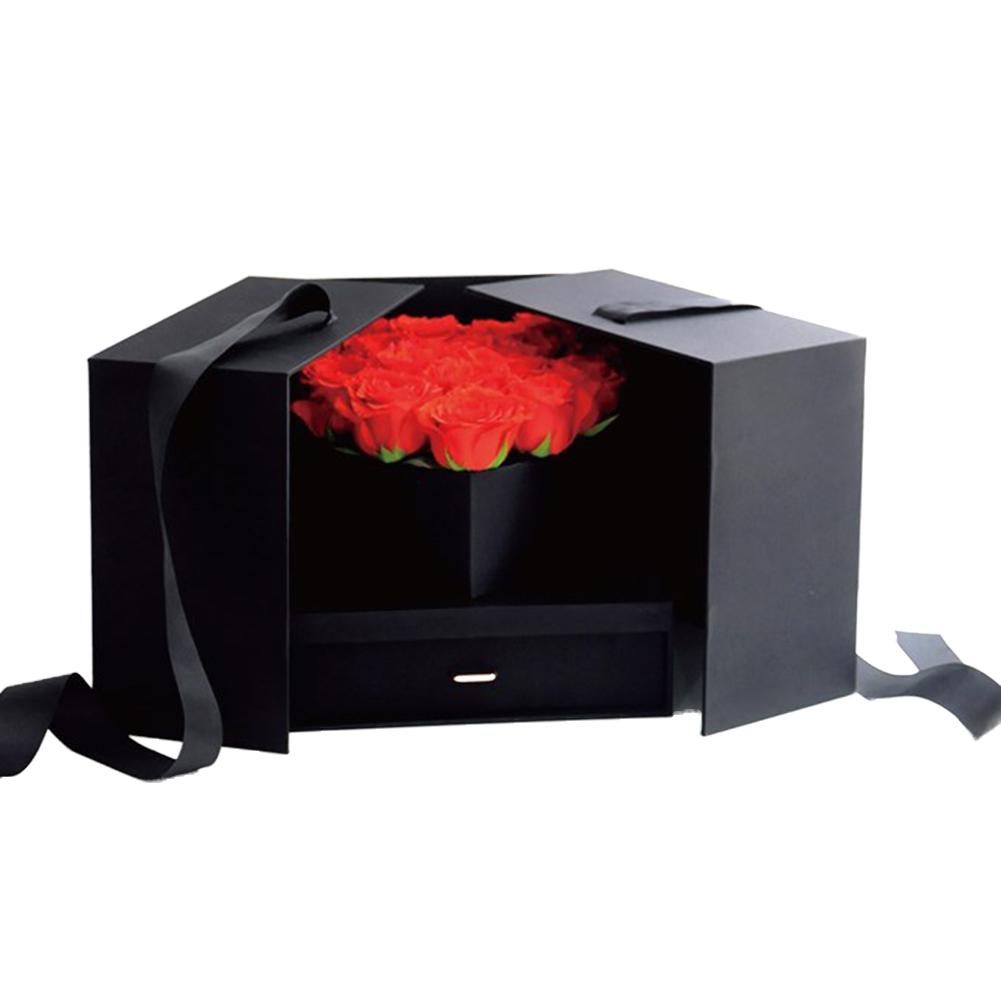 Flower Box DIY Box Cube Shape Box Innovative Box Anniversary Set For Birthday Anniversary Wedding And V