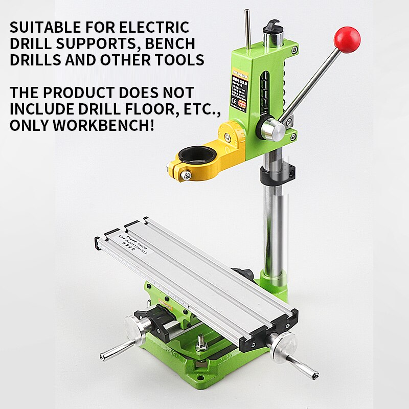 BG-6330 bench drill multifunctional cross table high precision sliding table mini mini drill milling machine electric drill