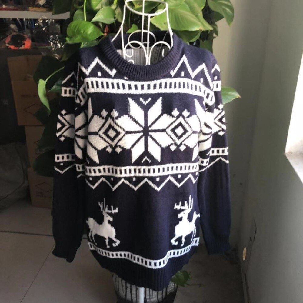 Mænd juletrøjer england stil herre sweater hjorte pullovere rensdyr sweater slim o-neck herre sweater