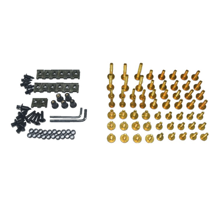 Complete Kuipboutenset Voor BMW F650CS, CS, GS – Zilver, Inclusief Ringen, Moeren En Clips