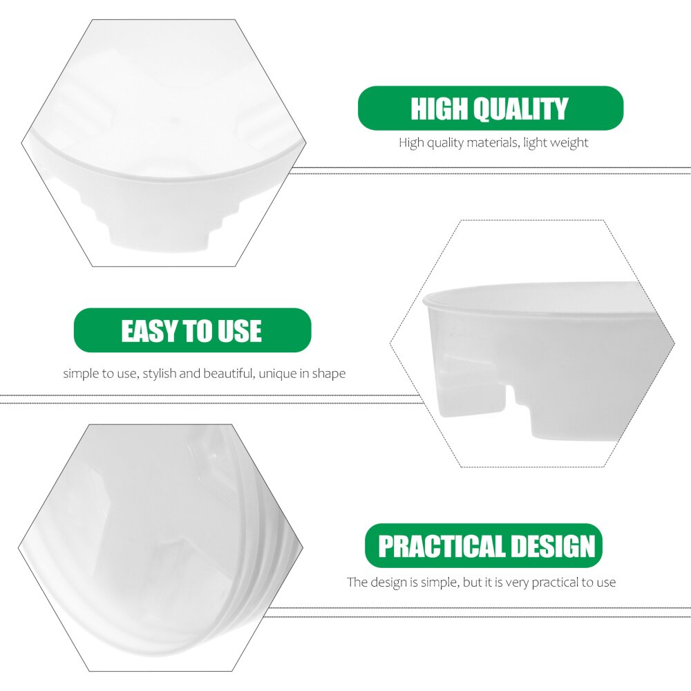 5pcs Flowerpot Pallet Water Drip Tray Indoor Flowerpot Desk Board Fixing Tray