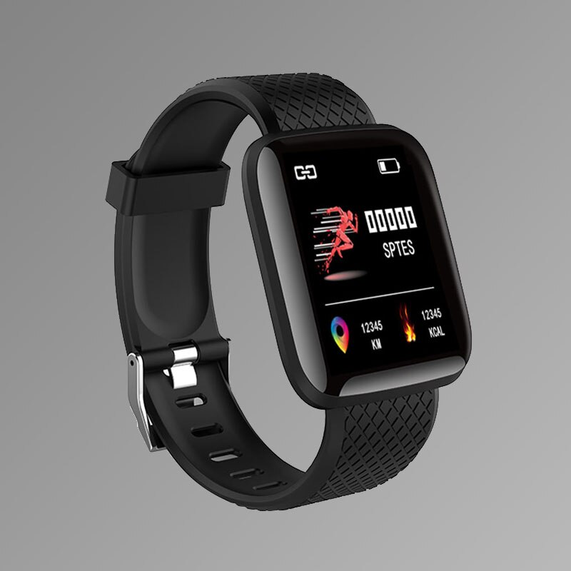 Smart Sport Horloge Mannen Horloges Digitale Led Elektronische Horloge Voor Mannen Klok Mannelijke Horloge Vrouwen Kids Uur Hodinky Relogio: Black