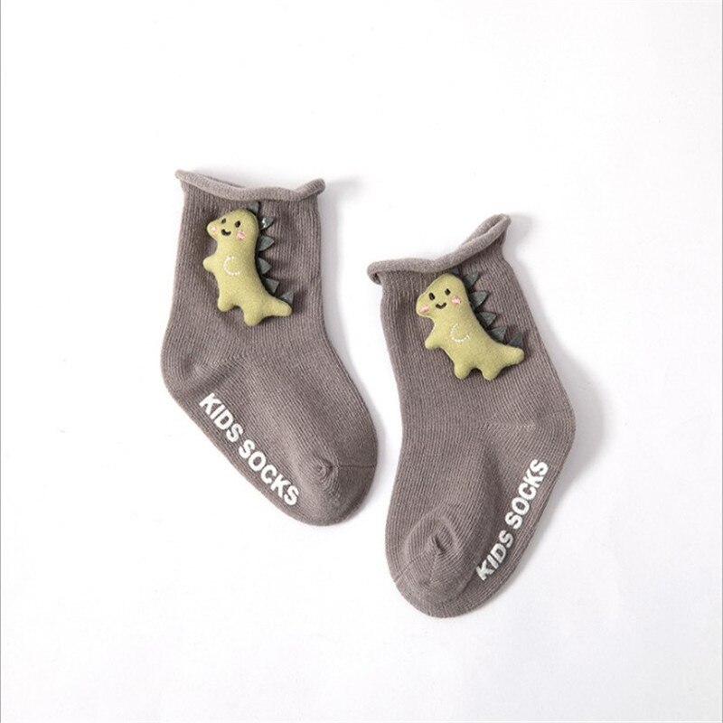Baby kinderen kinderen baby jongen meisje katoenen crew panty unisex schattige cartoon dieren kousen zacht gezellig enkel voor 1-5 jaar: A / 1-3 jaar