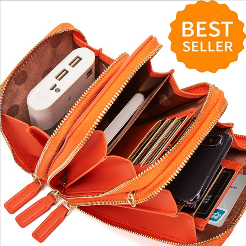 Small Crossbody Cell Phone Purse for Women Mini Messenger Shoulder Bag Wallet with Credit Card Slots