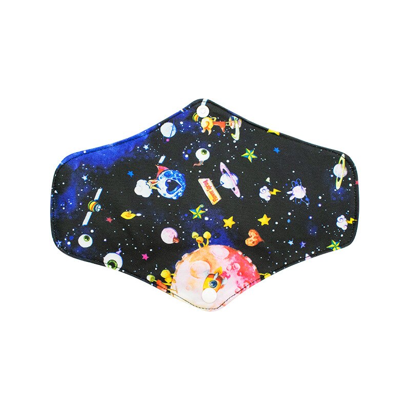 18*25CM Menstruations Pads für Nacht Verwenden frauen feminin higgiene mehrweg menstruations Pad Atmungs Waschbar Tuch Pads: YWS-M01