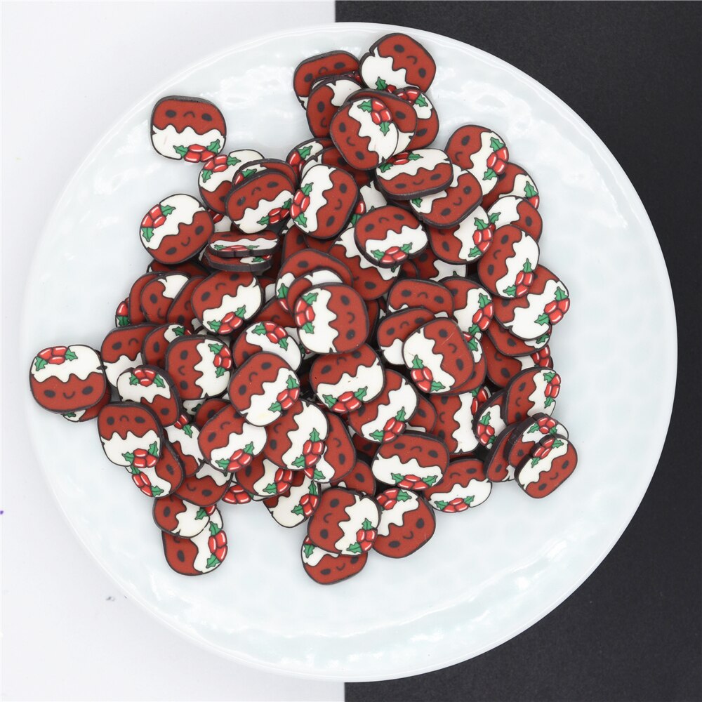 20 G/partij Polymeer Klei Kerst Mix Sprinkles Mooie Confetti Voor Ambachten Maken, Diy